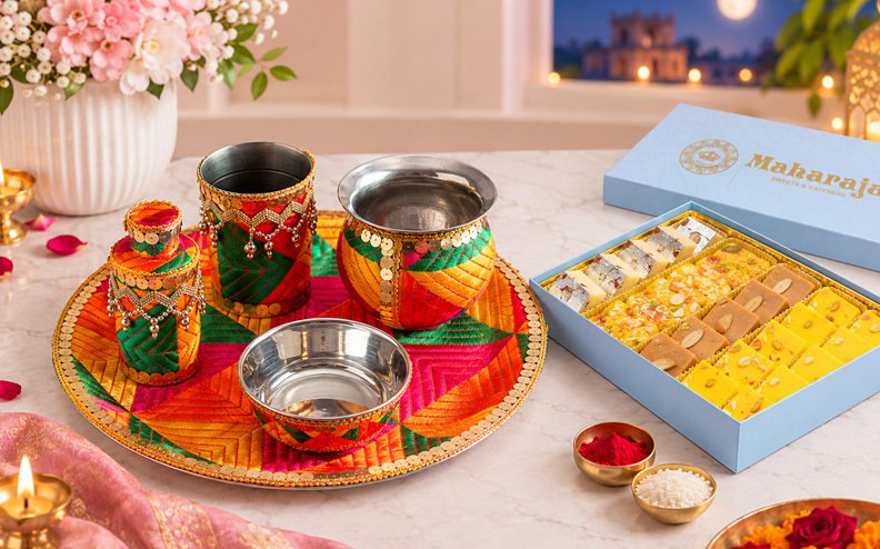 Karva-Chauth-Puja-Thali-Essentials-Traditional-Items-and-Sweets